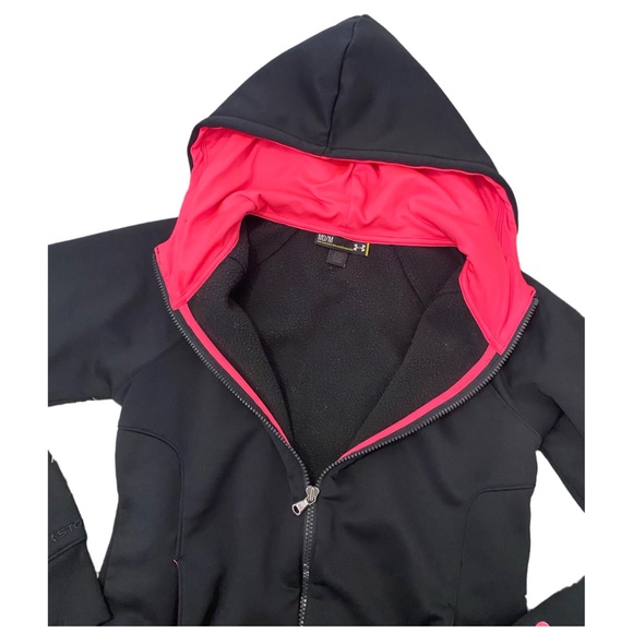 Under Armour Black and Pink Hoodie Jacket - Picture 2 of 7